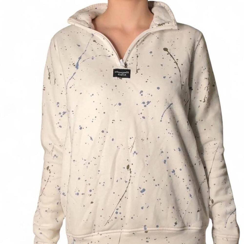 Paint Splatter Quarter Zip